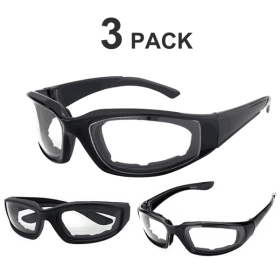3 pairs Motorcycle Sports Biker Riding Glasses Wind Resistant Eye Protection Clear Sports Goggles Cycling Glasses Sunglasses