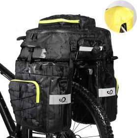 Bike Bag Bike Pannier Bag Set (Color: Green)